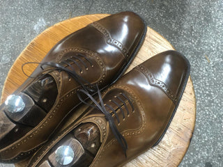 WALLACE FIDDLEBACK | BROWN OXFORD LACEUPS