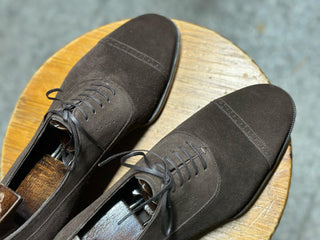 BROWN FIDDLEBACK | SUEDE OXFORD LACEUPS