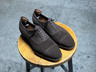BROWN FIDDLEBACK | SUEDE OXFORD LACEUPS