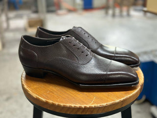 BROWN FIDDLEBACK | LEATHER OXFORDS LACEUPS