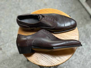 BROWN FIDDLEBACK | LEATHER OXFORDS LACEUPS