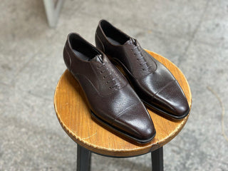 BROWN FIDDLEBACK | LEATHER OXFORDS LACEUPS
