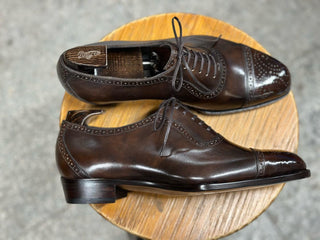 WALNUT FIDDLEBACK | LEATHER OXFORD LACEUPS