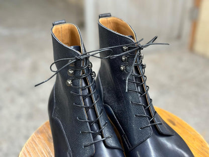 ZANE - CRUST LEATHER CAP TOE DERBY BOOTS
