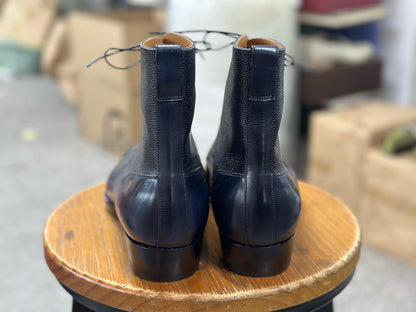 ZANE - CRUST LEATHER CAP TOE DERBY BOOTS