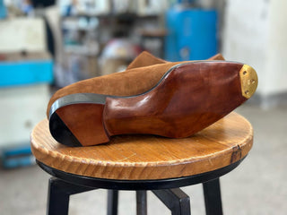 SIENNA FIDDLEBACK | SNUFF SUEDE SINGLE MONK