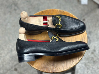 BROCK - BLACK HORSE BUCKLE LOAFERS