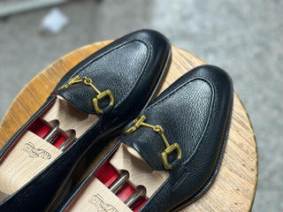 BROCK - BLACK HORSE BUCKLE LOAFERS