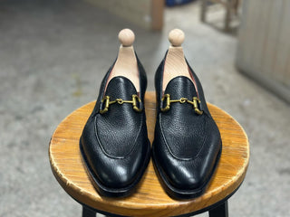 BROCK - BLACK HORSE BUCKLE LOAFERS