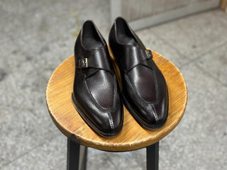 MAXIMUS - COFFE BROWN SPLIT TOE SINGLE MONK