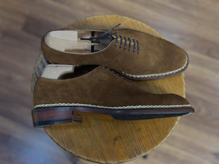 HOWARD - BROWN SUEDE WHOLECUT LACEUPS