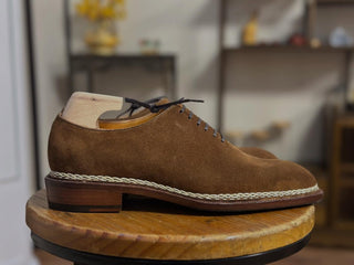 HOWARD - BROWN SUEDE WHOLECUT LACEUPS