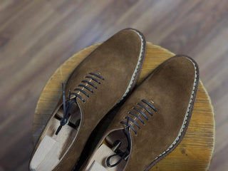 HOWARD - BROWN SUEDE WHOLECUT LACEUPS