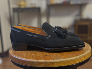 HERMAN FIDDLEBACK | BLACK SUEDE LOAFERS