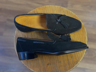 HERMAN FIDDLEBACK | BLACK SUEDE LOAFERS
