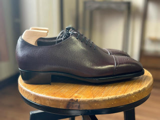 HAYDEN - BURGUNDY WHOLECUT CAP TOE LACEUPS