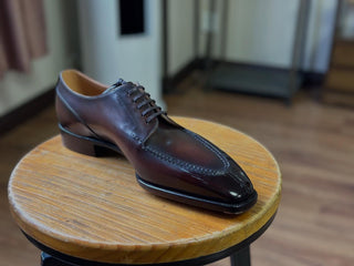 GARRETT FIDDLEBACK | DARK BROWN PATINA DERBY