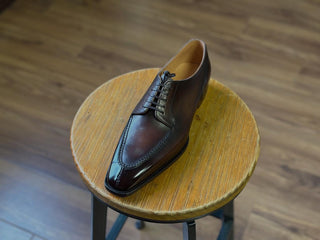 GARRETT FIDDLEBACK | DARK BROWN PATINA DERBY
