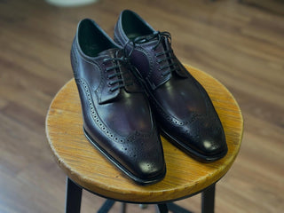 FLETCHER FIDDLEBACK | PURPLE PATINA WINGTIP DERBY