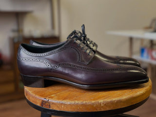 FLETCHER - PURPLE PATINA WINGTIP DERBY