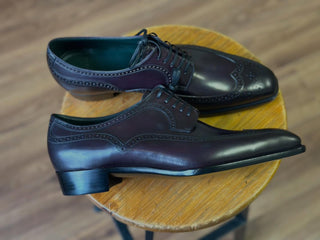 FLETCHER - PURPLE PATINA WINGTIP DERBY