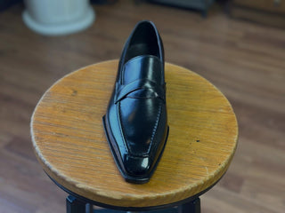FELTON - BLACK BOX CALF PENNY LOAFERS