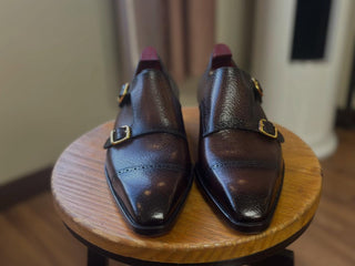 TRISTEN FIDDLEBACK | COFFEE BROWN DOUBLE MONK