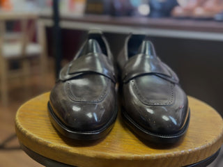 DAMON - BROWN LEATHER BUTTERFLY LOAFERS
