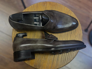 DAMON - BROWN LEATHER BUTTERFLY LOAFERS