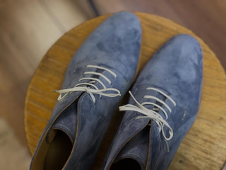 DALE - SKYBLUE WHOLECUT DERBY BOOTS