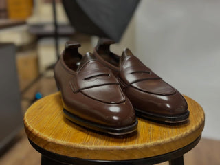 SIENNA FIDDLEBACK | DARK BROWN PENNY LOAFERS