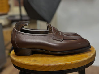 SIENNA FIDDLEBACK | DARK BROWN PENNY LOAFERS