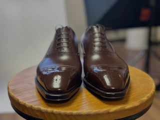 LAKE - DARK BROWN BALMORAL OXFORDS