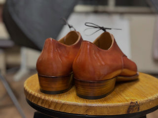 STROME - TAN LEATHER FIVE EYES DERBY