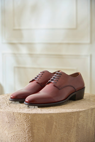 ROOK 02 - TAN LEATHER DERBY