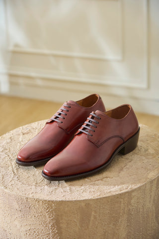 ROOK 02 - TAN LEATHER DERBY