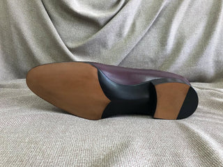 BRAD FIDDLEBACK | PURPLE LEATHER LACEUPS