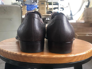 LORENZO - DARK BROWN BROGUE OXFORDS LACEUPS